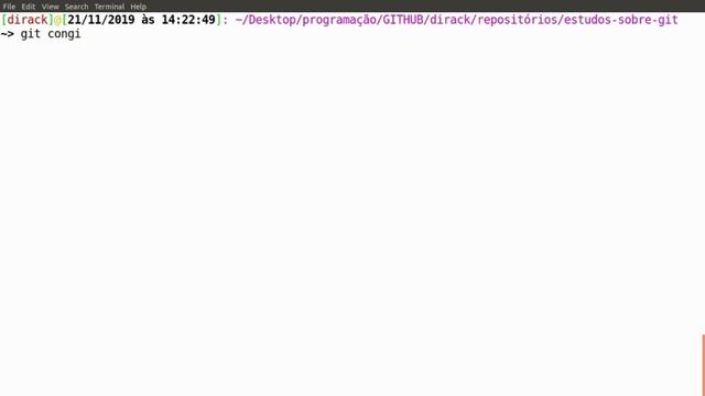Curso Git/Github #6 - Como configurar seu nome de usuário e email nos commits - git config смотреть онлайн
