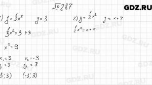 № 287 - Алгебра 9 класс Мерзляк