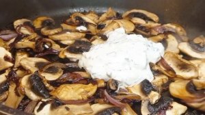 Макароны с грибами и сыром и.../Macaroni with cheese and mushrooms!