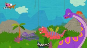 Pra Onde os Dinossauros Foram? | Canções de Dinossauro | Pinkfong Canções para crianças