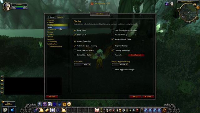 How to show Buffs in WoW