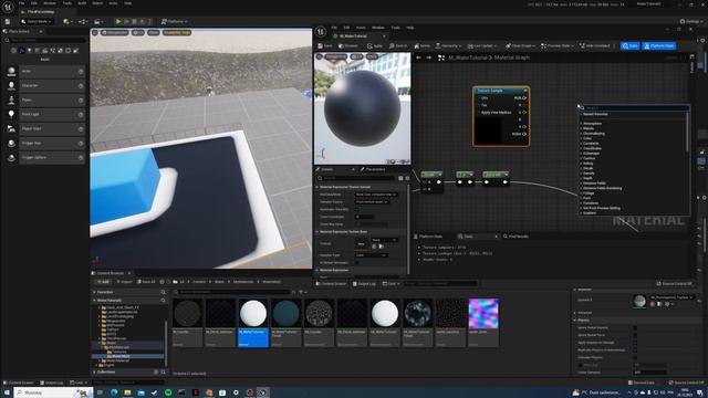 UE5 Single layer water material, for beginners  Part2.