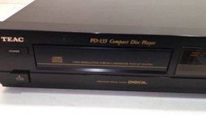 Vintage TEAC PD-135 3 Beam LaserDiode CD Compact Disc Player (Made in Japan)