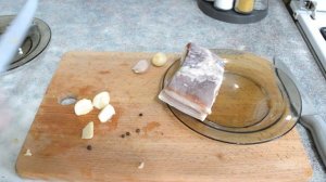 Вяленая свиная грудинка, сало.  Два очень вкусных рецепта от Петровича/ Dried pork belly