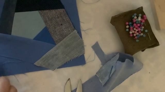 Пэчворк для новичков. Крейзи-квилт техника. Красота из обрезков ткани!