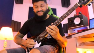 ESSE SOLO ME ENCANTAVA QUANDO ERA MULEQUE, CREEPING DEATH METALLICA GUITAR COVER .