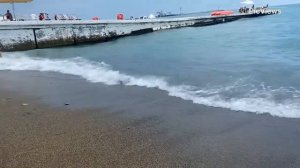 Сочи пляж Приморский сегодня 3 июля 2024. Обстановка на пляже море и погода сейчас