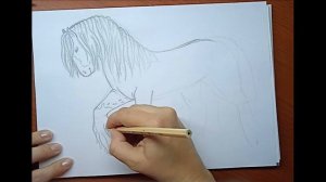Как нарисовать лошадь \\ красивая лошадь \\ лошадь карандашом \\ поэтапно