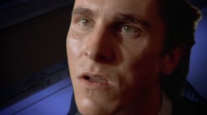 Patrick Bateman tries to warn the council in Mass Effect 1