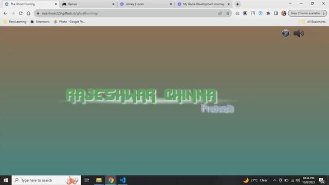 Rajeshwar's Game Development Journey