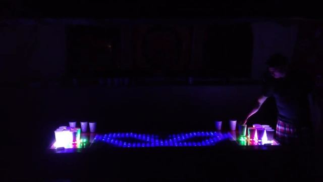 Светящийся стол для бирпонга / beerpong table смотреть онлайн