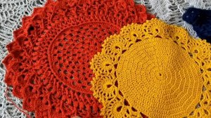 Моя коллекция салфеток, связанных крючком