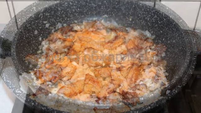 Рагу из кабачков, молодой картошки и мяса смотреть онлайн