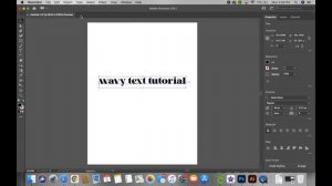 Wavy Text Tutorial Using Adobe Illustrator