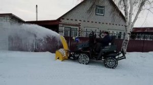 Испытание шнекоротора после модернизации редуктора.