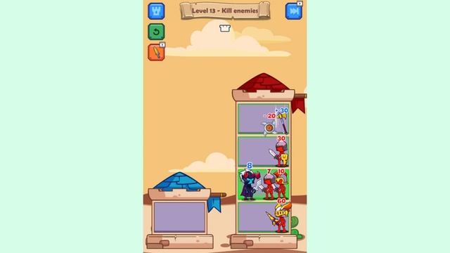 STICK HERO MIGHTY TOWER WARS - Walkthrough Gameplay Part 1 - INTRO (iOS Android) смотреть онлайн