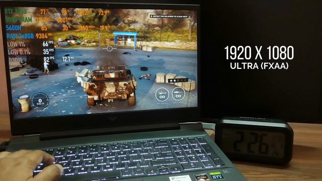 HP Victus | RTX 3050 | Just Cause 3 | 5600H | 2x8GB | Gameplay Ultra Settings смотреть онлайн