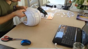 Iron Man Mark 42 Pepakura Helmet