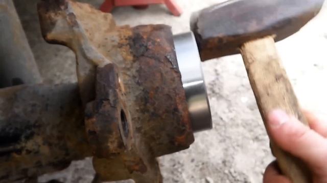 замена подшипника ступицы бес спец инструмента VW смотреть онлайн