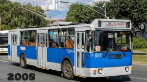 Как менялись троллейбусы в Чебоксарах