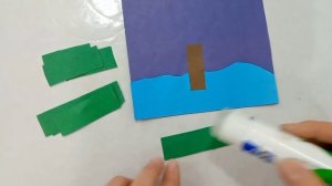 зимние аппликация из бумаги для детей. ёлочка  на новый год. #поделки #аппликация