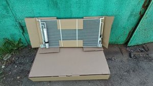 Митсубиси лансер 9 2003- радиатор кондиционера новый