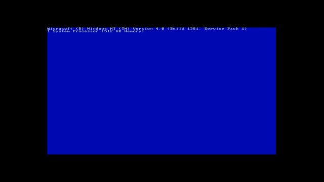 Полная установка Windows NT 4.0 на VM Ware Workstation 12 Pro смотреть онлайн