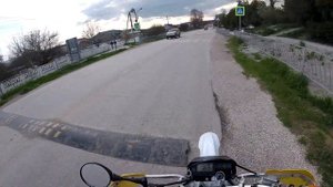 Соло покатушка на Kawasaki super sherpa 250
