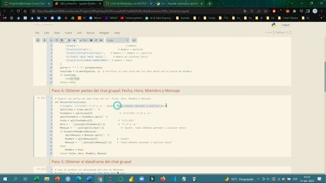 Cómo CONVERTIR a TABLA los CHATS de WHATSAPP ? usando Python ? смотреть онлайн