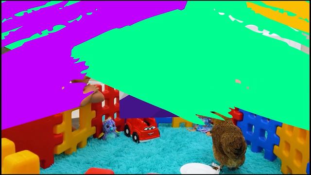 Мия нашла Гигантскую курицу и заботится о ней | Мия Настя и Артем смотреть онлайн