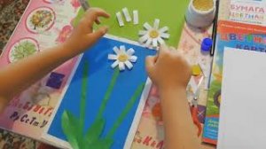 Мастер-класс. Мастерим летнюю аппликацию "Ромашки"