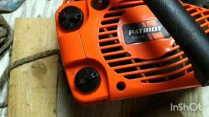 Бензопила PATRIOT GS126. Устранение течи масла из маслобака ч.2.