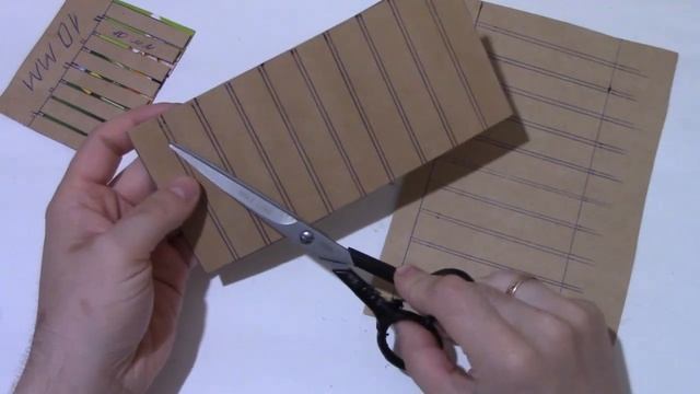 Как сделать шаблон для ровных складок