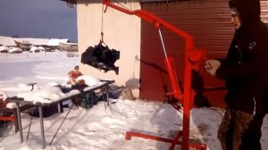 Подъёмный кран для двигателя