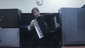 Davor Bobic Sonata No. 2 Posthumna (2,3,4 part) - Maksim Vovk (accordion)