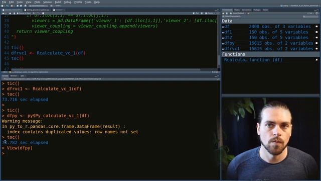 Python vs R: some performance comparisons | R Programming