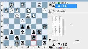 Standard Chess #128: Pefebe vs. IM Bartholomew (Modern Defense)