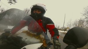 Зимой на Мотоцикле Р1. Как ездить на спорт байке зимой? Мотобудни зимой?!