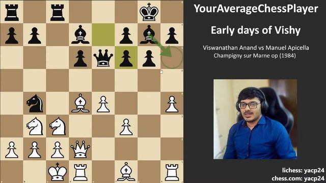 Early days of Vishy | Vishwanathan Anand vs Manuel Apicella