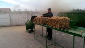 MIX Соломорезка, измельчитель сена соломы (биомассы) / straw cutter / crusher