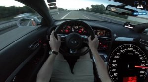 811HP Audi RS6 V10 C6 MTM | 294 km/h | AUTOBAHN POV by AutoTopNL