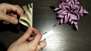 Снежинка к Новому году | Как быстро и легко сделать снежинку из бумаги