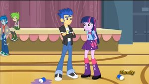 Twilight Sparkle meeting Flash Sentry again