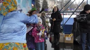 Встреча Деда Мороза на центральной площади Конаково 16 12 2017
