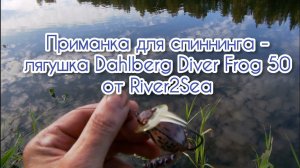Приманка для спиннинга - лягушка Dahlberg Diver Frog 50 от River2Sea