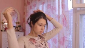 Вечерняя прическа своими руками.