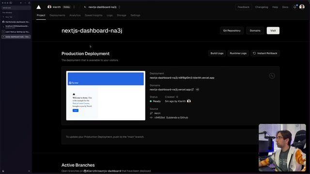 Tutorial oficial de NextJS - Capítulo 06: Configurar nuestra base de datos смотреть онлайн