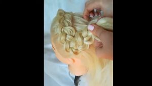 Французская коса  Прическа змейка из косы