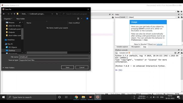 How to open Spyder IDE and Run code using cmd prompt | Codersarts