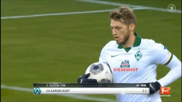 Aaron Hunt Elfmeter | TSG 1899 Hoffenheim - SV Werder Bremen